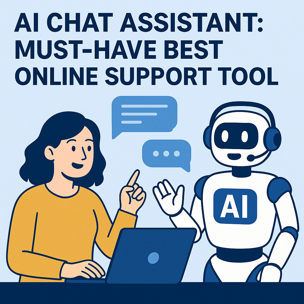 Illustration of AI Chat Assistant: Must-Have Best Online Support Tool