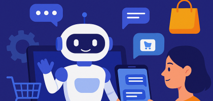 Illustration of AI Chatbot Ecommerce: Must-Have Solution for Effortless Sales