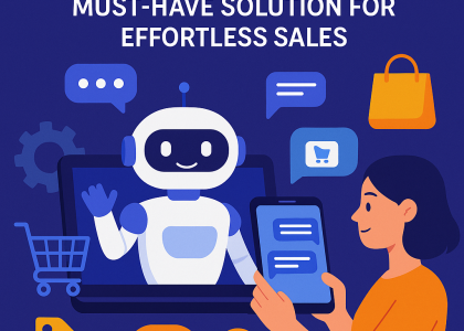 Illustration of AI Chatbot Ecommerce: Must-Have Solution for Effortless Sales