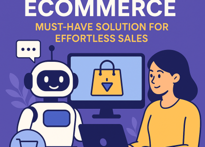 Illustration of AI Chatbot Ecommerce: Must-Have Solution for Effortless Sales