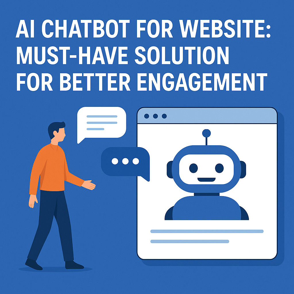 Illustration of AI Chatbot for Website: Must-Have Solution for Better Engagement