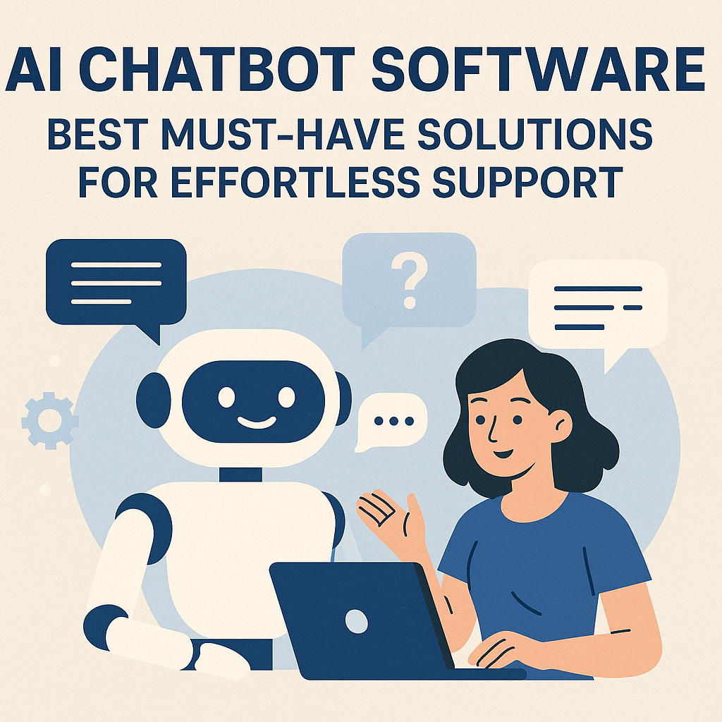 Illustration of AI Chatbot Software: Best Must-Have Solutions for Effortless Support