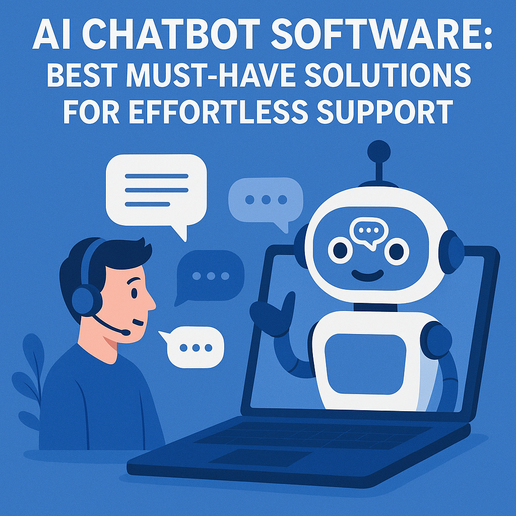 Illustration of AI Chatbot Software: Best Must-Have Solutions for Effortless Support