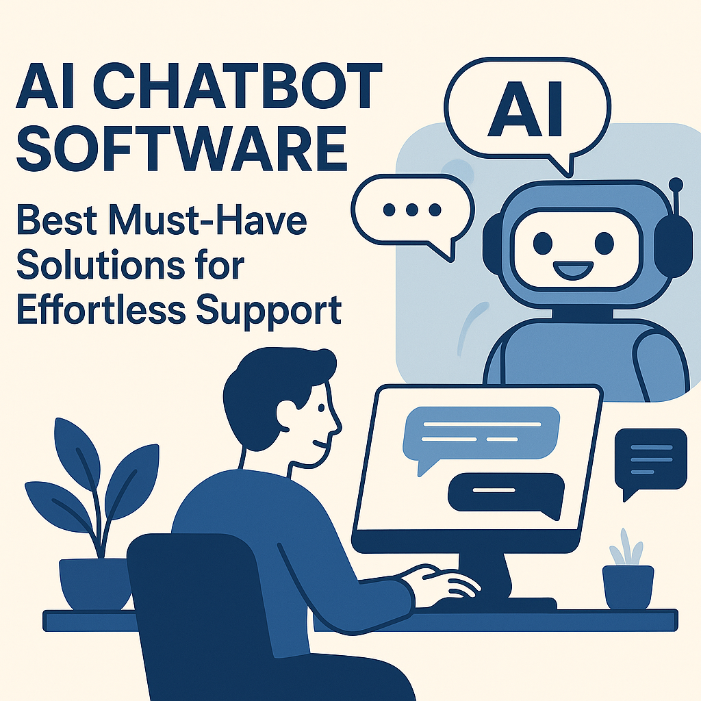 Illustration of AI Chatbot Software: Best Must-Have Solutions for Effortless Support