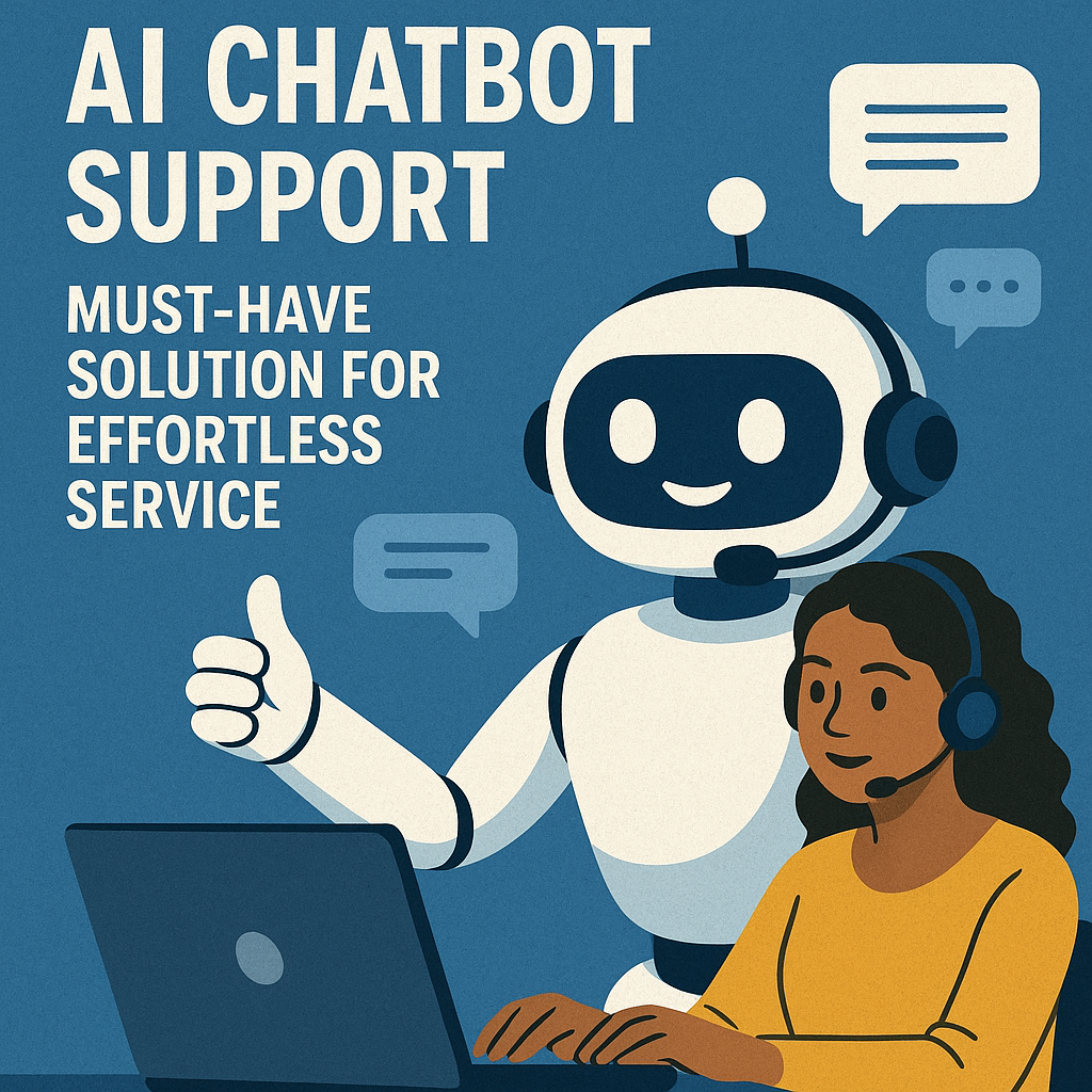 Illustration of AI Chatbot Support: Must-Have Solution for Effortless Service