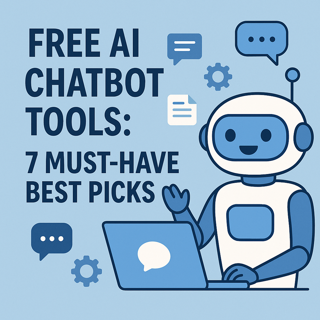 Illustration of Free AI Chatbot Tools: 7 Must-Have Best Picks